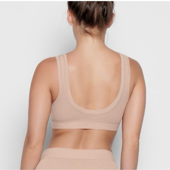 Skims Summer Mesh Scoop Neck Bralette Size Small - Picture 8 of 8